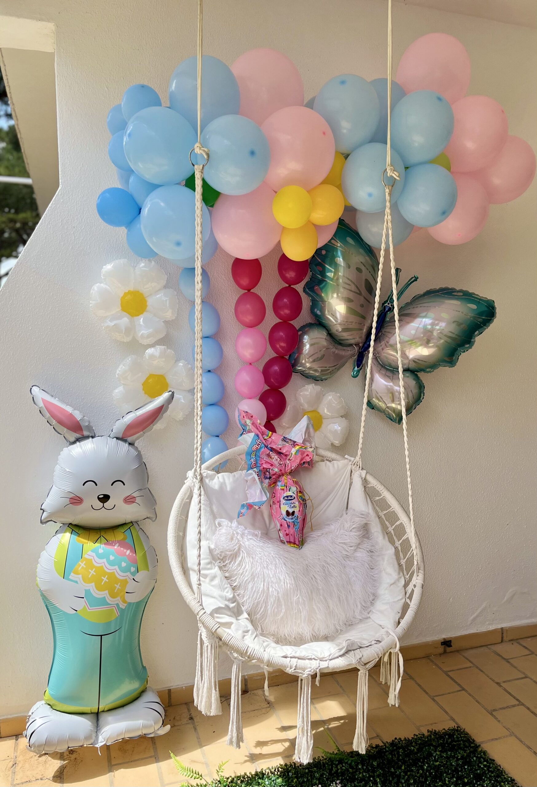 decoração temática festa páscoa