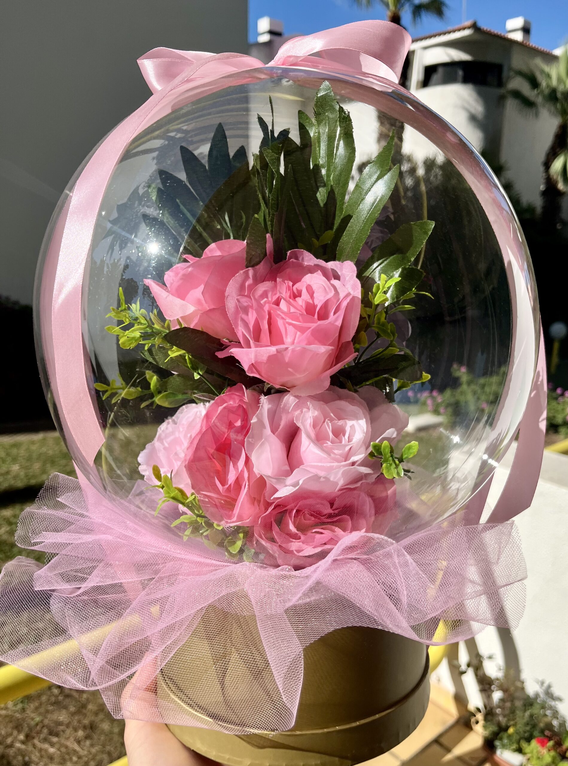 Cesta decorativa para festa